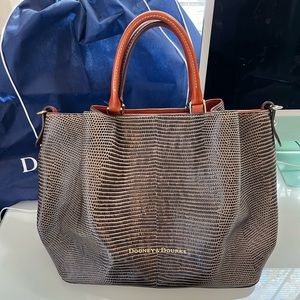 Dooney & Bourke Large Barlow Handbag Lizard Collection